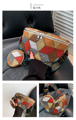 Sonbahar ve Kış RETRO KOSMETİK ÇANTASI KADIN ÇANTASI Moda Göğüs KOSMETİK ÇANTASI Yeni Niche Tasarımı Cep telefonu RETRO FAN