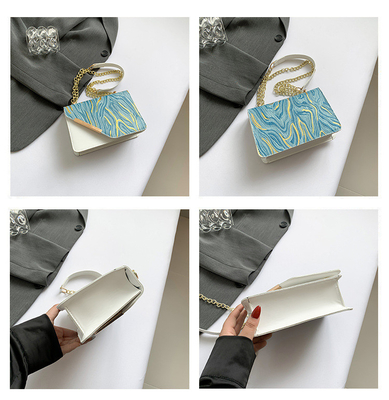 Çanta kadınların yeni moda küçük kare çanta toptan niş basit retro hızlı kum her şey tek omuz crossbody cha