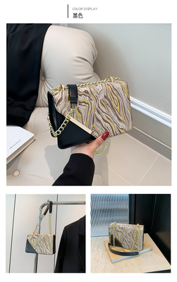 Çanta kadınların yeni moda küçük kare çanta toptan niş basit retro hızlı kum her şey tek omuz crossbody cha