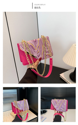 Çanta kadınların yeni moda küçük kare çanta toptan niş basit retro hızlı kum her şey tek omuz crossbody cha