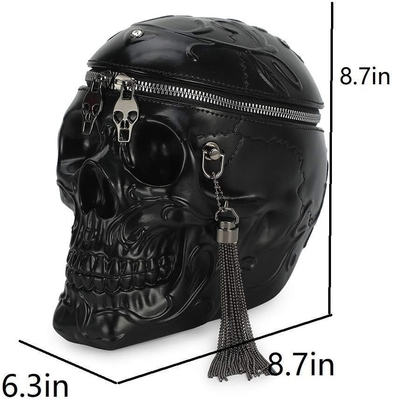 Kafatası Çantaları Kadınlar için el çantaları omuz çantası, kafatası crossbody çantaları gotik çantalar çantalar tatil partisi hediyesi