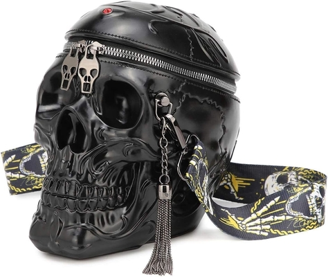 Kafatası Çantaları Kadınlar için el çantaları omuz çantası, kafatası crossbody çantaları gotik çantalar çantalar tatil partisi hediyesi