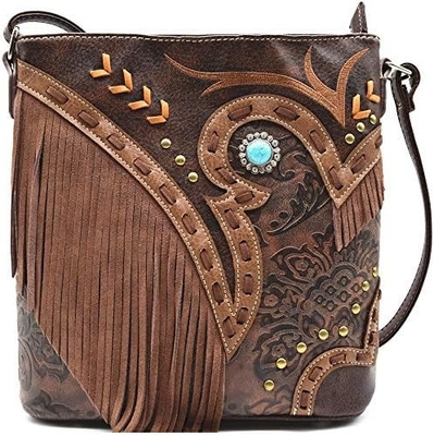 Batı koç kızı moda stili deri pervane crossbody el çantaları kadın cüzdan ülke her gün omuz çantası