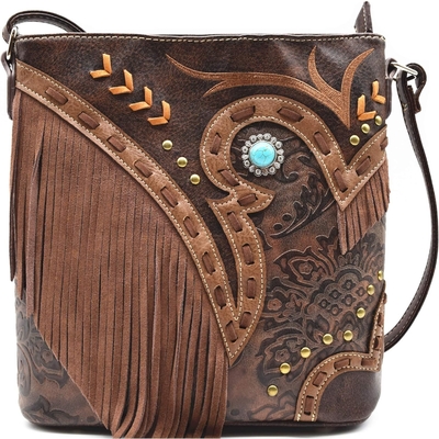 Batı koç kızı moda stili deri pervane crossbody el çantaları kadın cüzdan ülke her gün omuz çantası