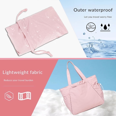 Kadınlar için BTOOP TOTE BAG, Kırılabilir plaj spor çantası, yan kesme hafif ağırlıklı seyahat,iş için şoför omuz çantası
