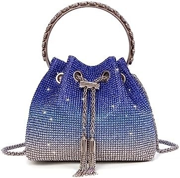 Bling Kristal Rhinestone Çanta Kadınlar için Parlak Küpçü El Çantası Akşam Düğün Partisi Balo için Crossbody Çanta