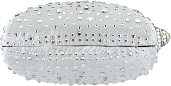 Kadın Gece Çantası Parlak Rhinestone Düğün Gece Partisi Kablo El Çantası Çanta Zincir Omuz Crossbody Çantası
