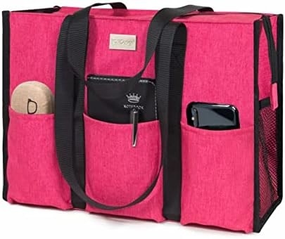 Üst Tasarım İLACE SU DURMAZLI TOTE BAG 13 Dış ve İç Cep, Üst Fermuar Kapama ve Kalın Alt Destek