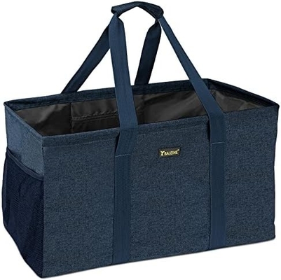 BALEYNE EXTRA LARGE UTILITY TOTE BAG GÖZLENMEK için tel çerçeve ile (MAVİ, 16.5'X14'X10'')
