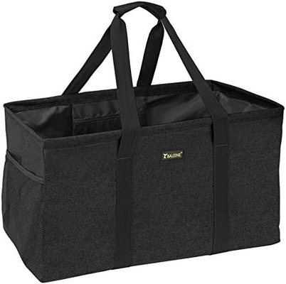 BALEYNE EXTRA LARGE UTILITY TOTE BAG GÖZLENMEK için tel çerçeve ile (MAVİ, 16.5'X14'X10'')
