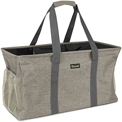 BALEYNE EXTRA LARGE UTILITY TOTE BAG GÖZLENMEK için tel çerçeve ile (MAVİ, 16.5'X14'X10'')