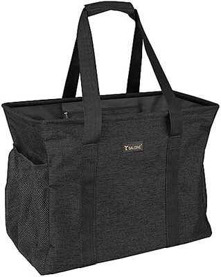 BALEYNE EXTRA LARGE UTILITY TOTE BAG GÖZLENMEK için tel çerçeve ile (MAVİ, 16.5'X14'X10'')