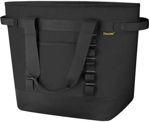 Baleine LARGE 36-CAN COOLER BAGS yalıtılmış, PEVA YUMŞUK COOLER TOTE BAG, yalıtılmış GROCERY BAGS WITH ZIPPERED TOP