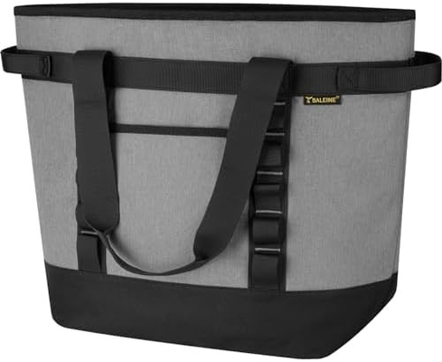 Baleine LARGE 36-CAN COOLER BAGS yalıtılmış, PEVA YUMŞUK COOLER TOTE BAG, yalıtılmış GROCERY BAGS WITH ZIPPERED TOP