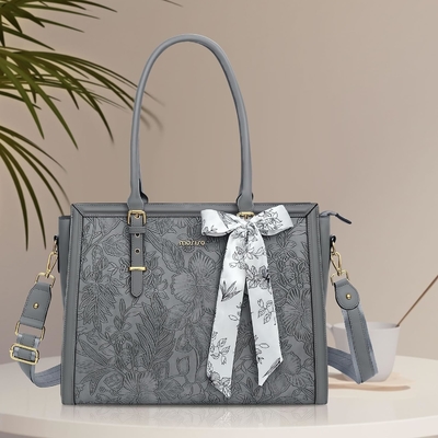 Kadınlar için MOSISO LAPTOP BAG, 17-17.3 inç PU deri TOTE BAG MACBOOK, HP, DELL, ASUS NOTEBOOK ile uyumludur