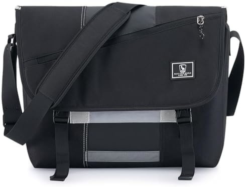 Erkekler için OIWAS Messenger Çantası, 15.6 Inç Laptop Crossbody Çantaları Kadınlar Rastgele Çanta Omuz Çantası Üniversite Seyahat Ofisi