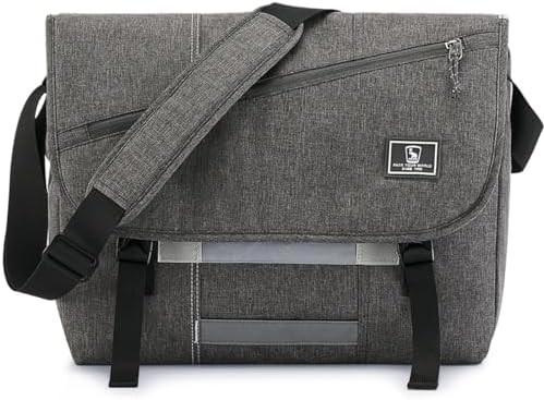 Erkekler için OIWAS Messenger Çantası, 15.6 Inç Laptop Crossbody Çantaları Kadınlar Rastgele Çanta Omuz Çantası Üniversite Seyahat Ofisi