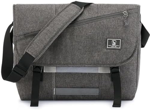 Erkekler için OIWAS Messenger Çantası, 15.6 Inç Laptop Crossbody Çantaları Kadınlar Rastgele Çanta Omuz Çantası Üniversite Seyahat Ofisi