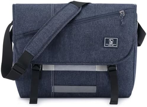 Erkekler için OIWAS Messenger Çantası, 15.6 Inç Laptop Crossbody Çantaları Kadınlar Rastgele Çanta Omuz Çantası Üniversite Seyahat Ofisi