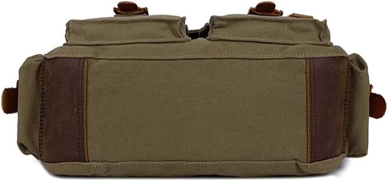 SECHUNK VINTAGE askeri deri kumaşlar laptop çantalar mesajer çantalar orta