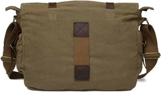 SECHUNK VINTAGE askeri deri kumaşlar laptop çantalar mesajer çantalar orta