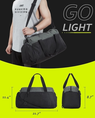 Erkekler için BAGSMART spor çantaları kadınlar için katlanabilir yolculuk çantası hafif haftason çantası ayakkabı odasıyla birlikte