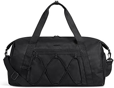 BAGSMART spor çantası ayakkabı bölmesi ve ıslak cebesiyle, hafif spor seyahat çantası, C TO STORE SPORTS SHOES WATER