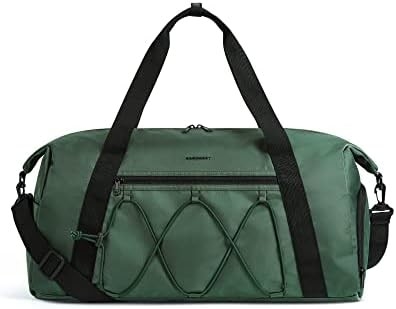 BAGSMART spor çantası ayakkabı bölmesi ve ıslak cebesiyle, hafif spor seyahat çantası, C TO STORE SPORTS SHOES WATER