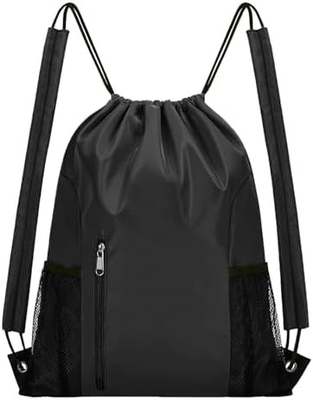 BEEGREEN DRAWSTRING-BACKBACK-GYM-BAG, BÜYÜK SPORTS BAG, STRING BACKBACK CINCH BAG Erkek ve Kadınlar için Kırmızı