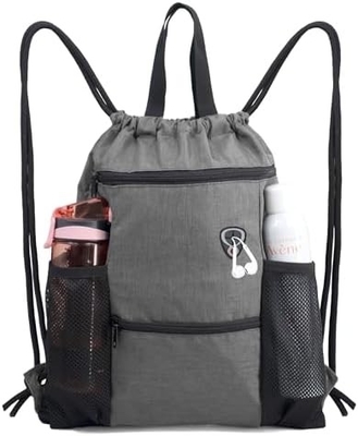BEEGREEN DRAWSTRING-BACKBACK-GYM-BAG, BÜYÜK SPORTS BAG, STRING BACKBACK CINCH BAG Erkek ve Kadınlar için Kırmızı
