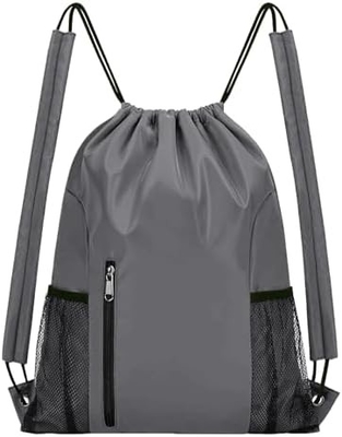 BEEGREEN DRAWSTRING-BACKBACK-GYM-BAG, BÜYÜK SPORTS BAG, STRING BACKBACK CINCH BAG Erkek ve Kadınlar için Kırmızı