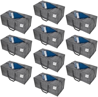 VENO 4 Paket Taşınma Çantaları Plastik Depolama Çantaları Giyim Organizasyonu Büyük W Kapak/Zip. Paketleme Kutuları/Koruğular Alternatif.