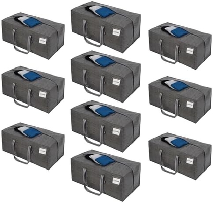 VENO 4 Paket Taşınma Çantaları Plastik Depolama Çantaları Giyim Organizasyonu Büyük W Kapak/Zip. Paketleme Kutuları/Koruğular Alternatif.