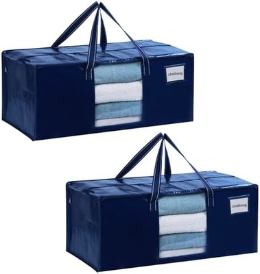 VENO 4 Paket Taşınma Çantaları Plastik Depolama Çantaları Giyim Organizasyonu Büyük W Kapak/Zip. Paketleme Kutuları/Koruğular Alternatif.