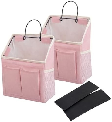 2 Paket Duvarda asılı çanta düzenleyici sepet banyo yatak odası mutfak yatak odası gerekli malzemeler RV depolama ve