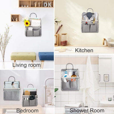 2 Paket Duvarda asılı çanta düzenleyici sepet banyo yatak odası mutfak yatak odası gerekli malzemeler RV depolama ve