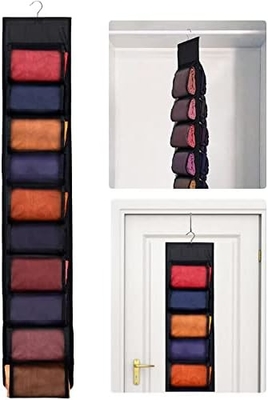 Dolap için Legging Depolama Organizer, Asılı Dolap Organizer Sistemi, 20 Roll ile Gri Kıyafet Dolap Sahibi
