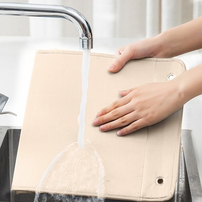 3 boyutlu yeni dayanıklı dolap asılı düzenleyicisi 3 boyutlu ağlı ceplerle, duvar rafı gardırop asılı depolama çantası (BEIGE-2PACK)