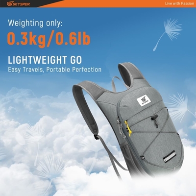 SKYSPER Katlanabilir Yürüyüş Sırt Çantası - 10L Küçük Hafif Gündüz Çantası Erkekler için Nefes Alıcı Seyahat Sırt Çantası Kadınlar