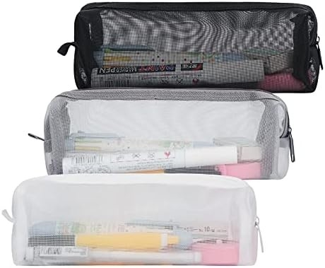 Classycoo Kalem Kutusu 4 Paket Fermuar Kalem Cüzdanı, Çok Fonksiyonlu Açık Kalem Çantası Organizer Kağıtçılığı Depolama Çantası