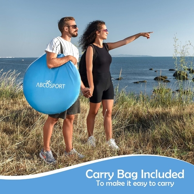Abco 2 kişilik Pop Up Çadırı - 2 Kapılı Taşınabilir Kabana, Suya dayanıklı ve UV koruması, Taşıma Çantası - Sky Blue