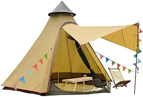 12'x10'x8'Dome Kamp Çadırı 5-6 kişi 4 Sezon Çift Katman Su geçirmez Anti-UV Rüzgar geçirmez Çadırlar Aile Açık Hava Kampı