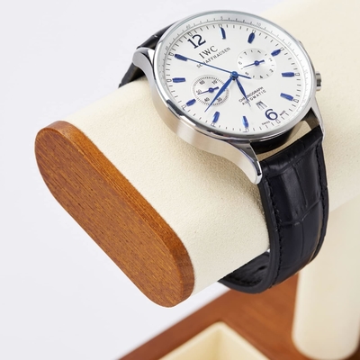 Katı Ahşap Saat Ekranı Stand T-bar Watch Stand Mücevher Sahibi Stand Saat Kulesi Erkekler için Saat Sahibi Organizer Erkekler için