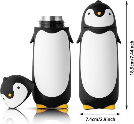 Penguen Paslanmaz Çelik Vakum yalıtımlı çanaklar Seyahat fincanı Çay su şişesi Kahve şişesi