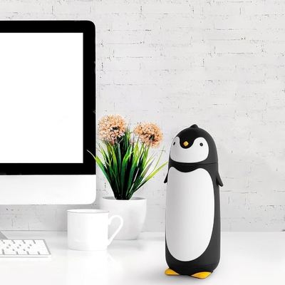 Penguen Paslanmaz Çelik Vakum yalıtımlı çanaklar Seyahat fincanı Çay su şişesi Kahve şişesi