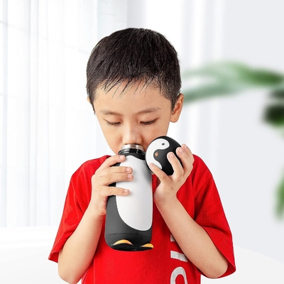 Penguen Paslanmaz Çelik Vakum yalıtımlı çanaklar Seyahat fincanı Çay su şişesi Kahve şişesi