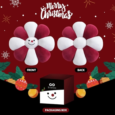 Çiçek Yastığı, Çiçek Şekilli At Yastığı Noel Dekoru Çiçek Yer Yastığı, Oturma Yastığı, Tatlı Oda Dekoru &amp; Plush