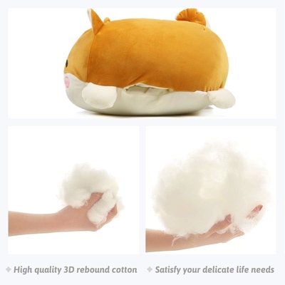 Shiba Inu Yumurtalı Yastık Dolu Hayvan Tatlı Yumurtalı Oyuncak Sıvık Anime Corgi Yumurtalı Yumurtalı Kawaii Yumuşak Kucaklama Yastığı