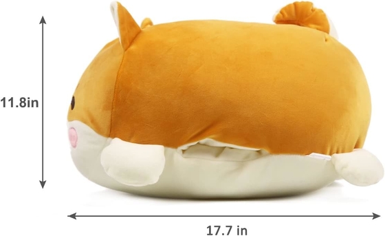 Shiba Inu Yumurtalı Yastık Dolu Hayvan Tatlı Yumurtalı Oyuncak Sıvık Anime Corgi Yumurtalı Yumurtalı Kawaii Yumuşak Kucaklama Yastığı