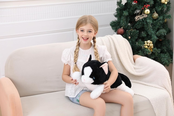 27 inç Kedi ağırlıklı dolma hayvanlar, sevimli ağırlıklı kedi yastığı dev yastık yetişkinler ve çocuklar için ideal hediye